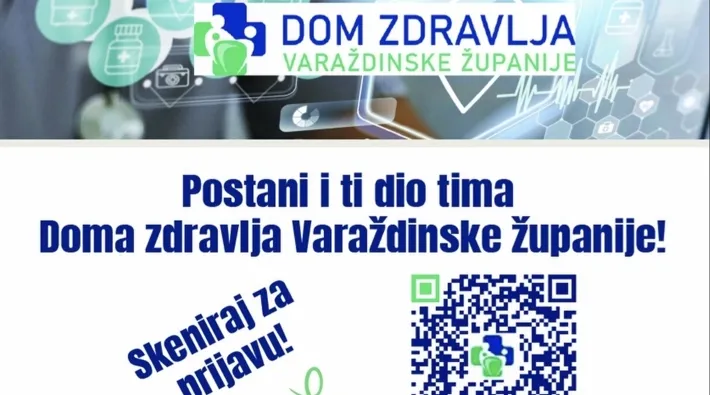 Postani i ti dio tima Doma zdravlja Varaždinske županije