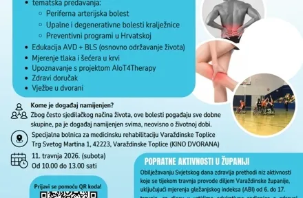 Poziv na obilježavanje SVJETSKOG DANA ZDRAVLJA